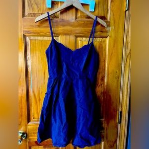 Pixley medium blue dress with pockets